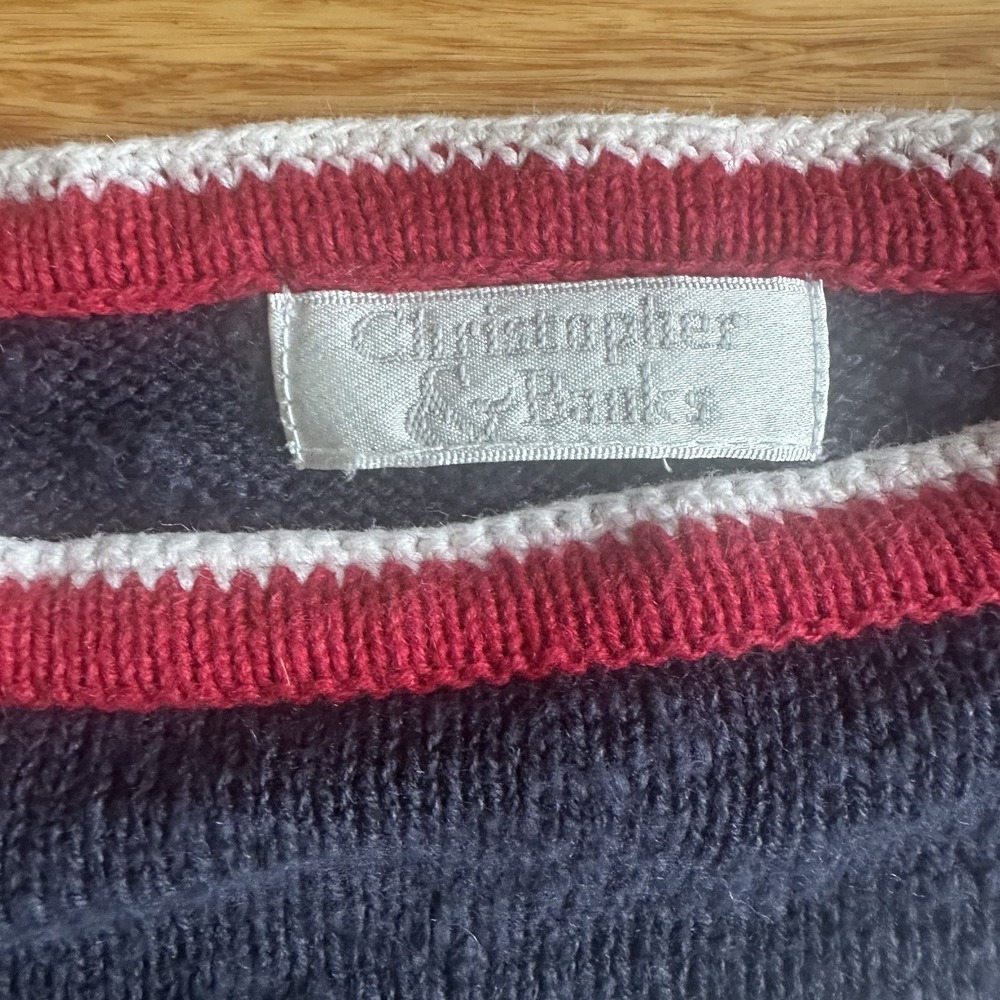 Christopher & Banks American Flag Sweater Patriotic size Small USA July 4th - Picture 2 of 11